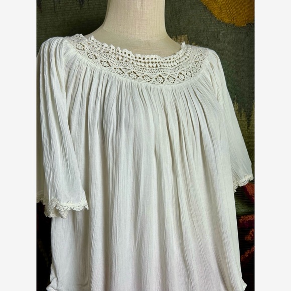 Anthropologie Gauzy Swing Top XS - Picture 9 of 16